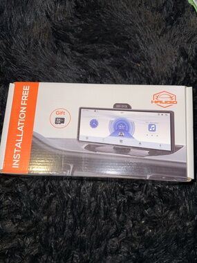 10" Car GPS Bluetooth Touchscreen Stereo - White